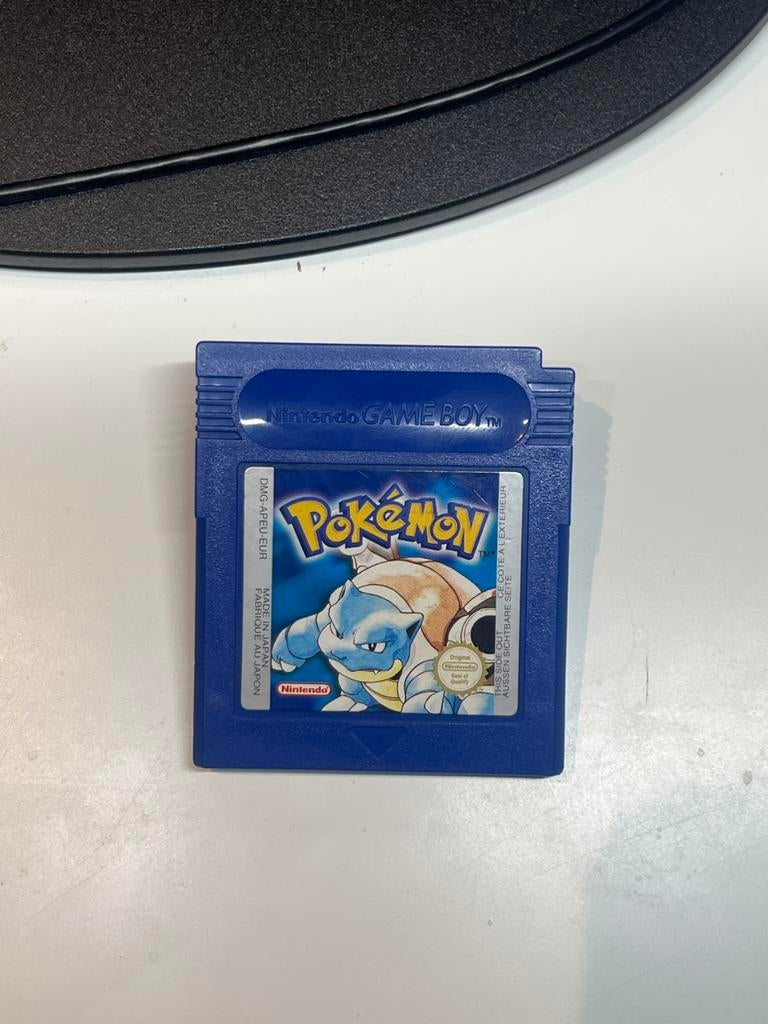 Pokémon Blue Game Boy eerste eigenaar, Gebruikt, 1 speler, Ophalen of Verzenden, Role Playing Game (Rpg)