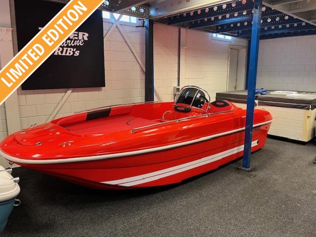 Ranieri Mito 500 SPECIAL EDITION FERRARI ROOD, Watersport en Boten, Vis- en Consoleboten, 70 pk of meer, Overige merken, Polyester