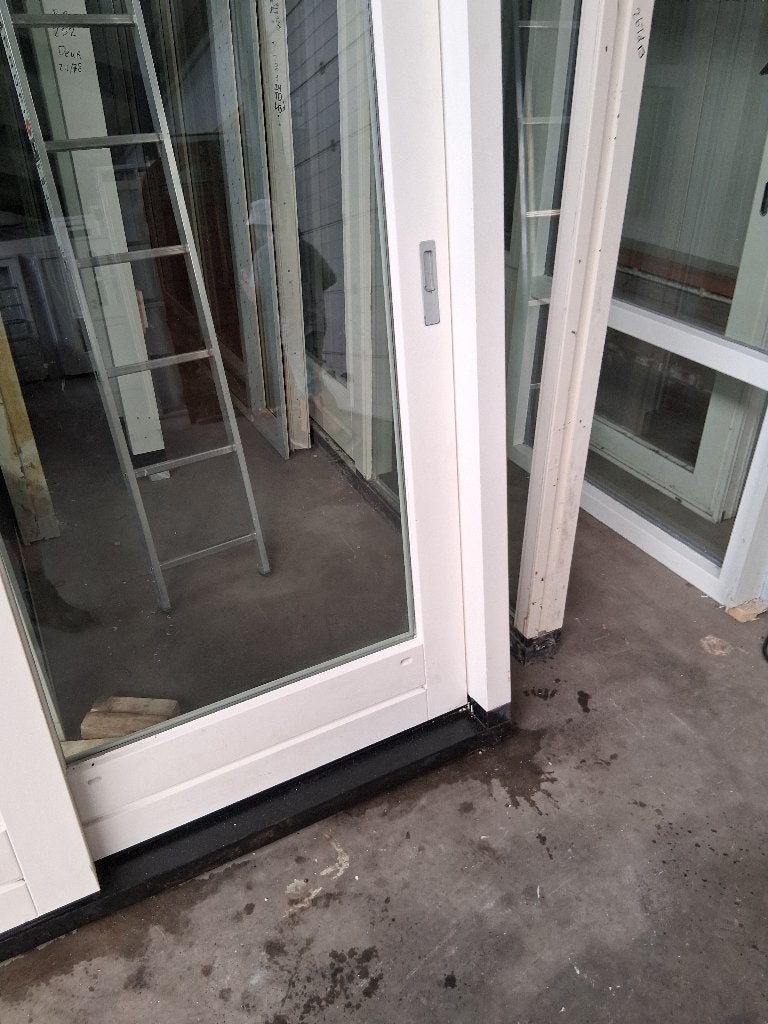 Schuifpui Hr++ bezorgen factuur mogelijk, Doe-het-zelf en Verbouw, Ophalen of Verzenden, Zo goed als nieuw, 150 tot 225 cm, Inclusief glas