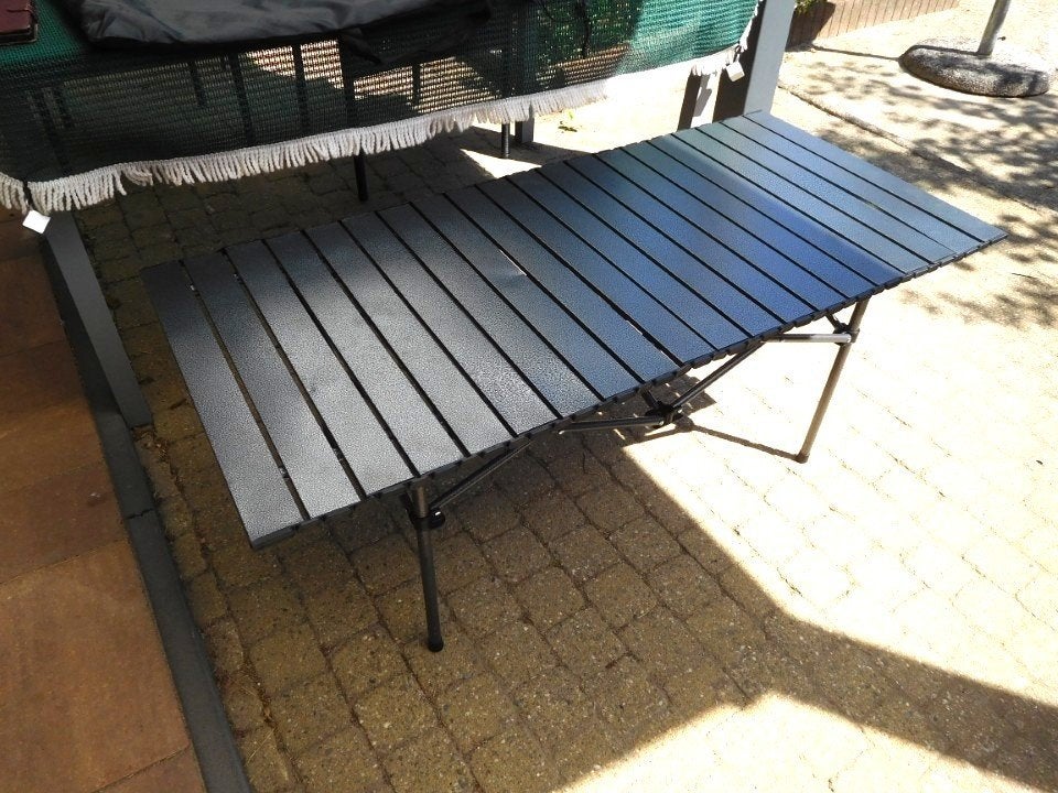 Camping tafeltje opvouwbaar nieuw van aluminium., Caravans en Kamperen, Kampeermeubelen, Ophalen, Nieuw, Campingtafel