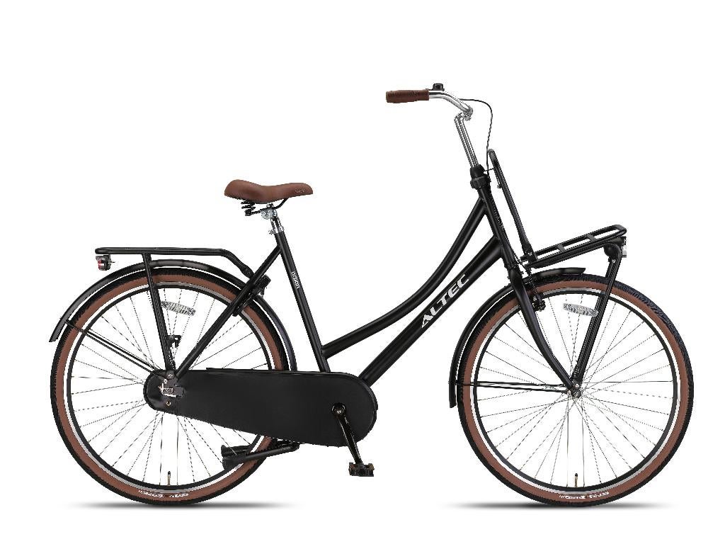 Altec Urban 28 inch Transportfiets Mat Zwart + Stuurslot, Nieuw, Ophalen of Verzenden, Handrem, Altec Urban
