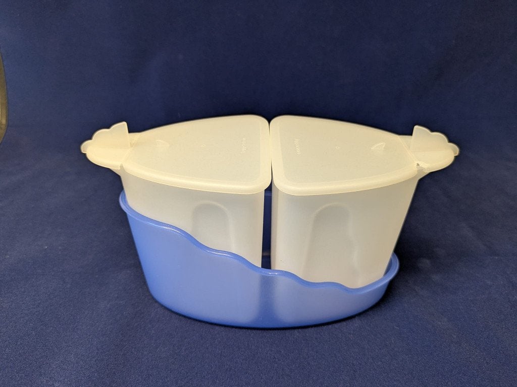 Tupperware vintage setje voor suiker en melk., Ophalen of Verzenden, Gebruikt, Overige typen