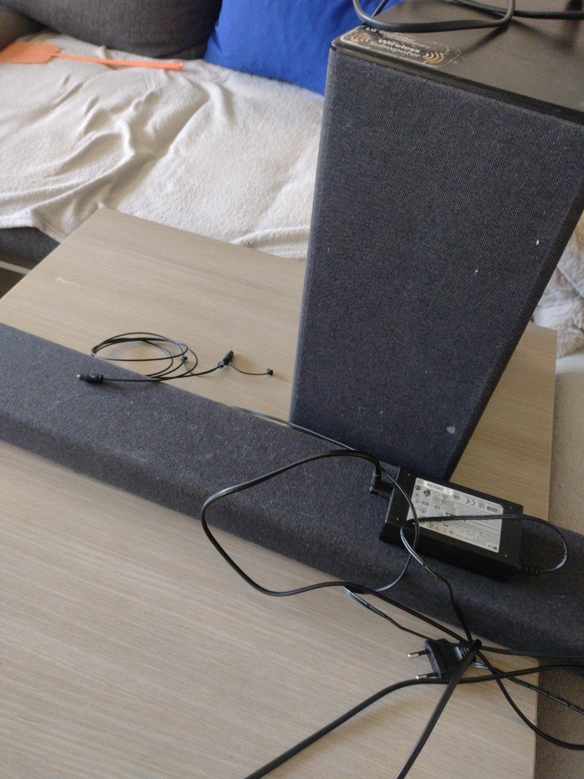 LG Soundbar met subwoofer en Bluetooth, Ophalen, Bluetooth, Gebruikt