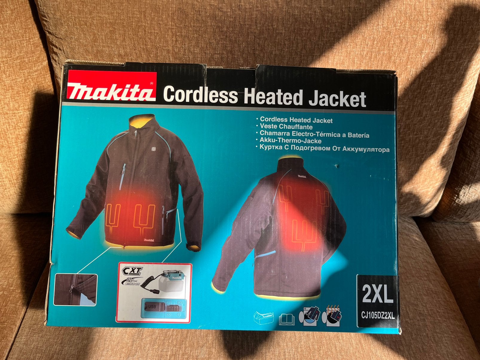 Makita verwarmde jas – nieuw – maat 2XL, Ophalen of Verzenden, Nieuw, Overige maten, Zwart