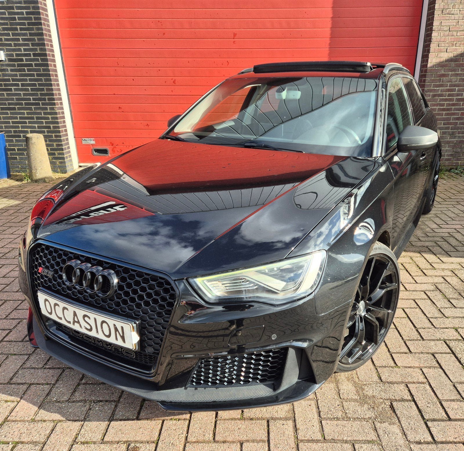 Audi RS3 2.5 270KW Sportback 2016 Zwart rs seats, Automaat, RS3, 367 pk, Zwart