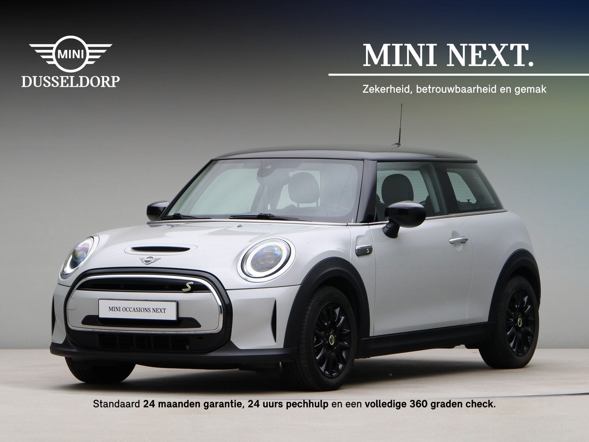 MINI Electric 3-deurs Classic (bj 2022, automaat), Auto's, Dealer onderhouden, Met garantie (alle), 4 stoelen, Leder en Stof