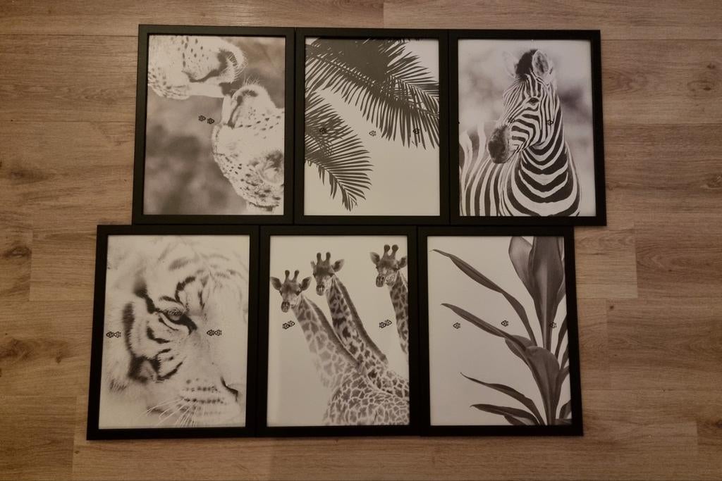 Lichte plastic fotolijstje van ikea 6 stuks, Ophalen of Verzenden, Buitenland