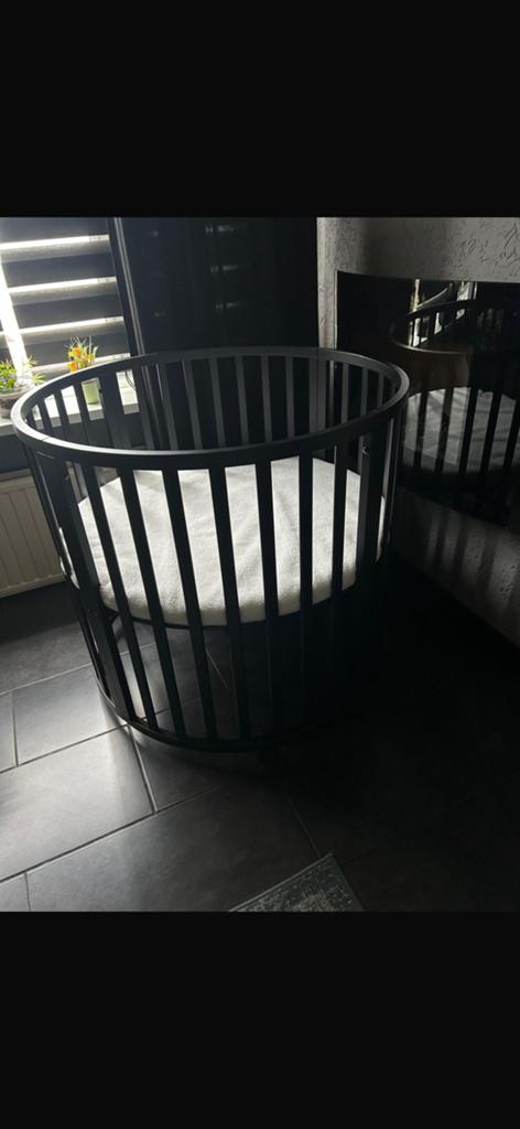 BOX ZWART puck box met matras en witte hoes en groene hoes, Kinderen en Baby's, Ophalen, Zo goed als nieuw, Overige merken