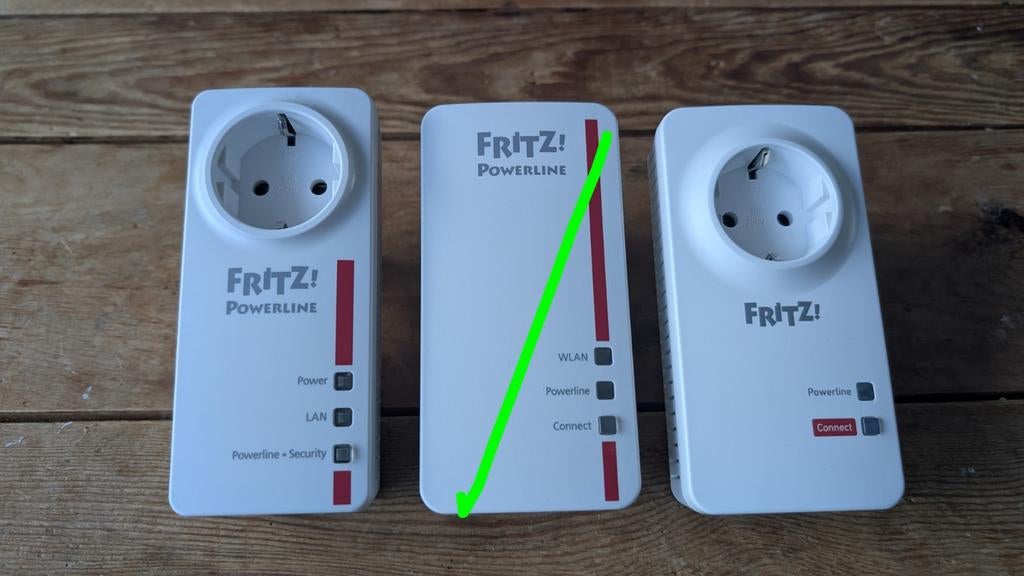 Fritz! Powerline Set: 1260E, 1220, Computers en Software, Powerlines, Ophalen of Verzenden, Zo goed als nieuw, FRITZ!