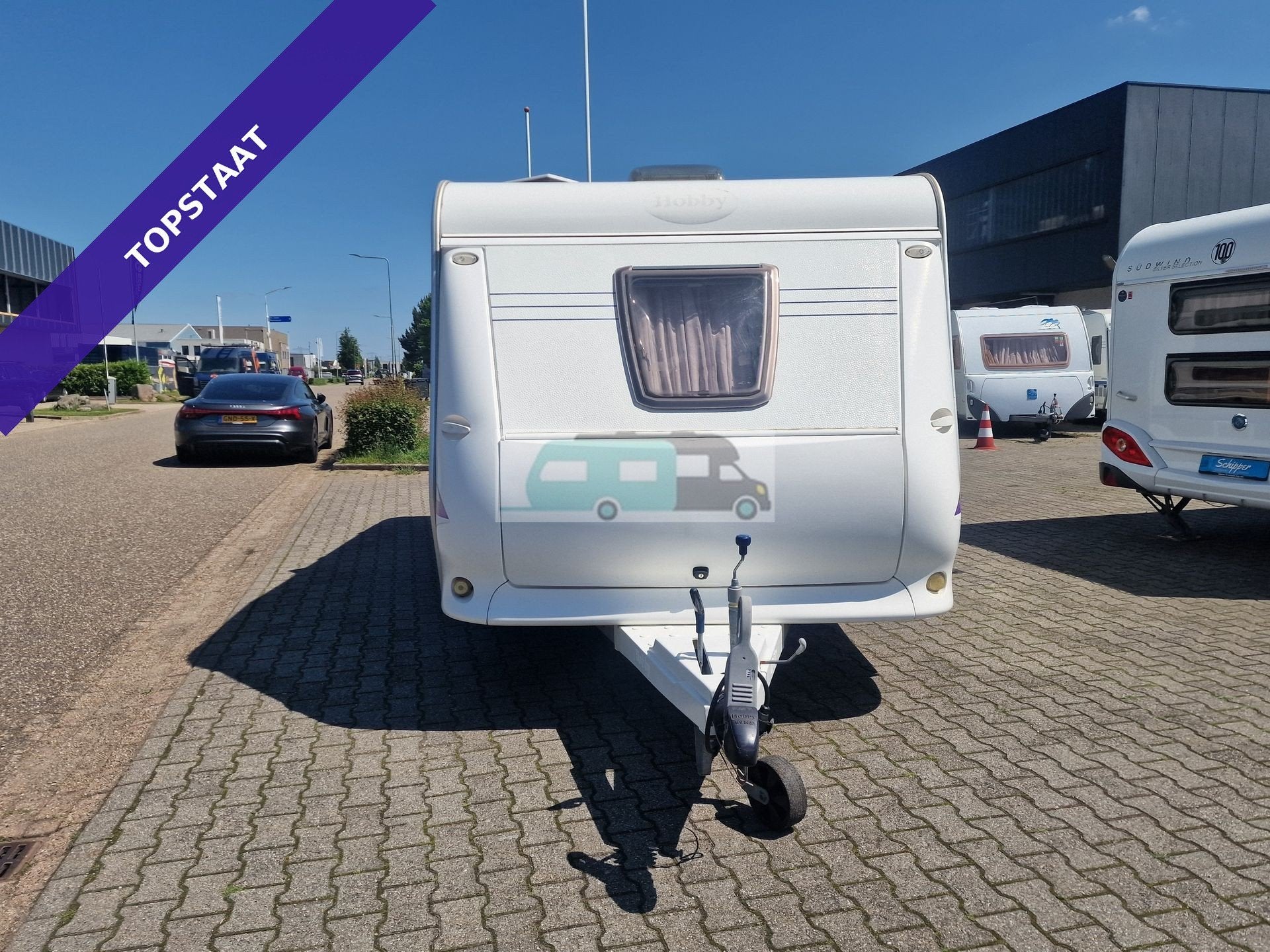 Hobby excellent 460 UFE mover Unico tent en Luifel, Hobby, Bedrijf, 750 - 1000 kg, Schokbreker