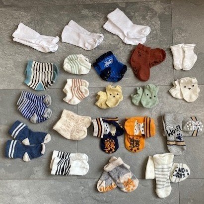Pakket babysokjes (qwe), Ophalen of Verzenden, Gebruikt, Overige maten