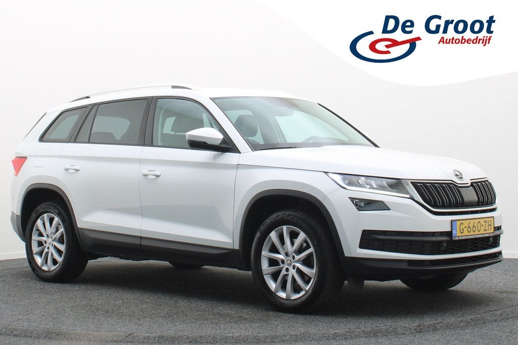 Skoda Kodiaq 1.5 TSI Limited Business Edition Automaat LED,, Auto's, Skoda, 4 cilinders, 150 pk, Wit, Origineel Nederlands