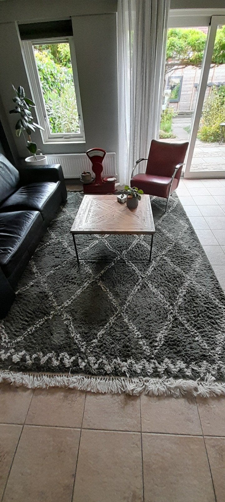 Vloerkleed Karwei, Huis en Inrichting, Stoffering | Tapijten en Kleden, Ophalen, 200 cm of meer, Zo goed als nieuw, 200 cm of meer