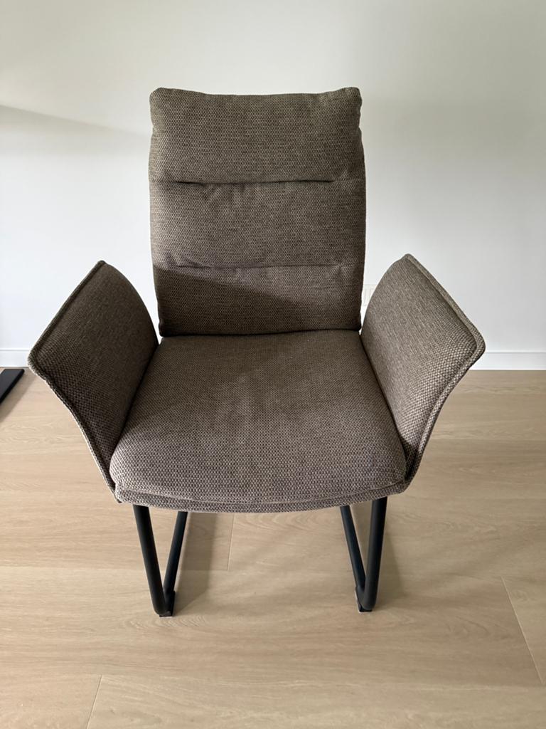Evi taupe Stoel leen bakker. Nieuw nog in verpakking, Ophalen, Nieuw, Eén