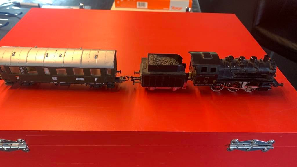 Fleischmann / Lima set met trafo en rails, Hobby en Vrije tijd, Modeltreinen | H0, Gebruikt, Treinset, Gelijkstroom, Fleischmann