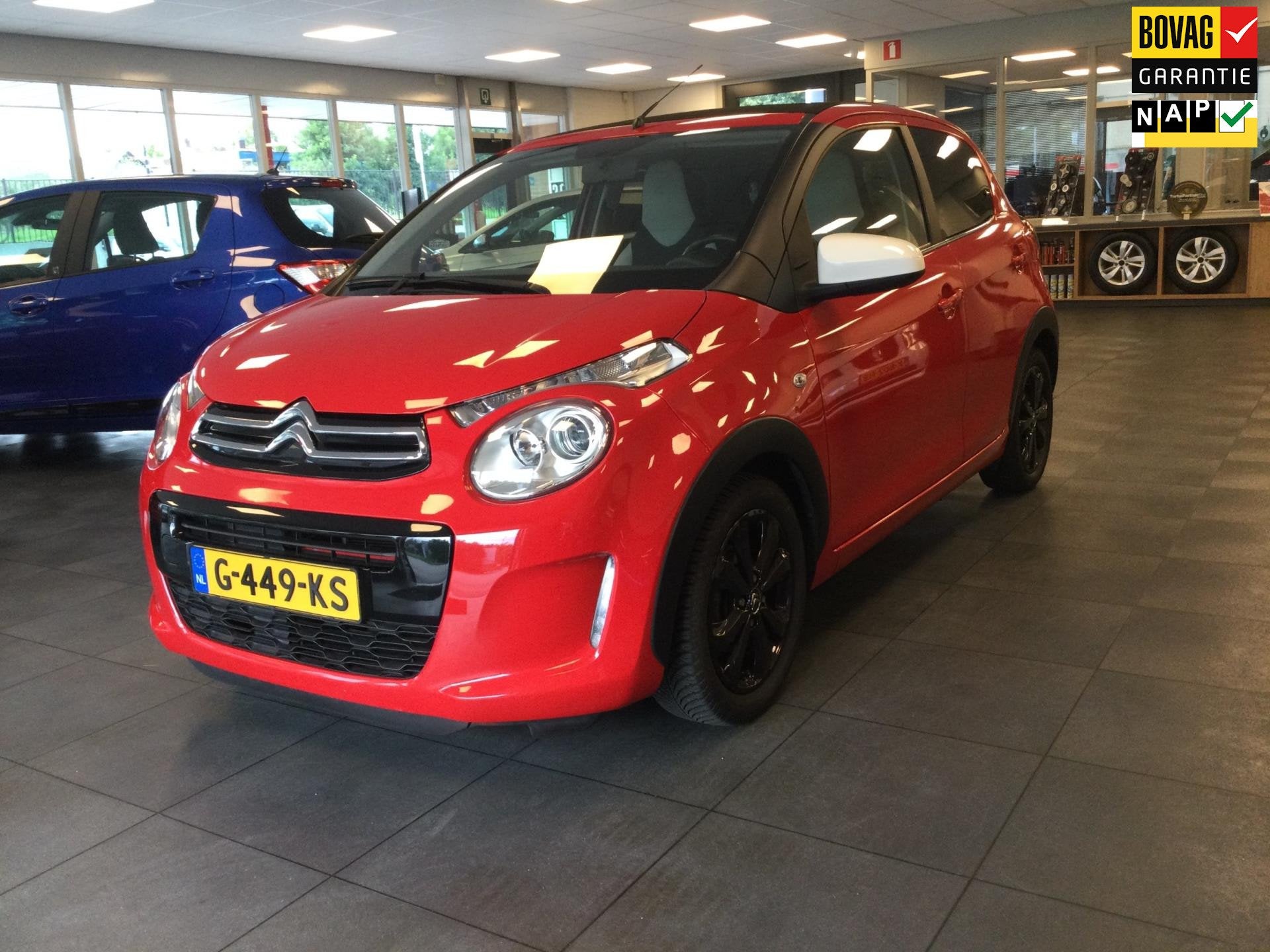 Citroen C1 1.0 VTi Airscape Urban Ride Cabrio top carplay ca, Auto's, Gebruikt, 4 stoelen, C1, Origineel Nederlands