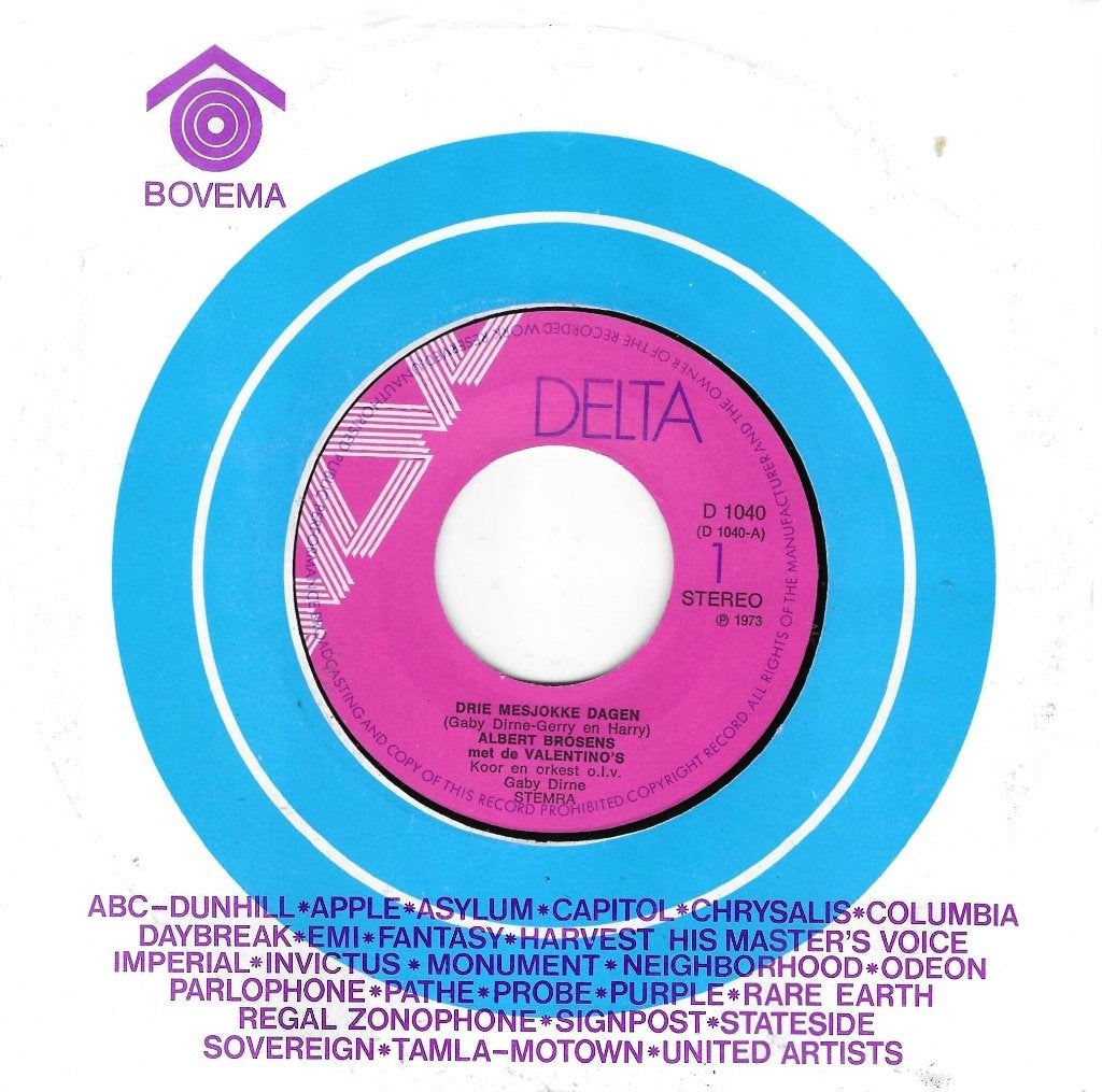 vinyl single  Albert Brosens, Ophalen of Verzenden, Gebruikt, Pop
