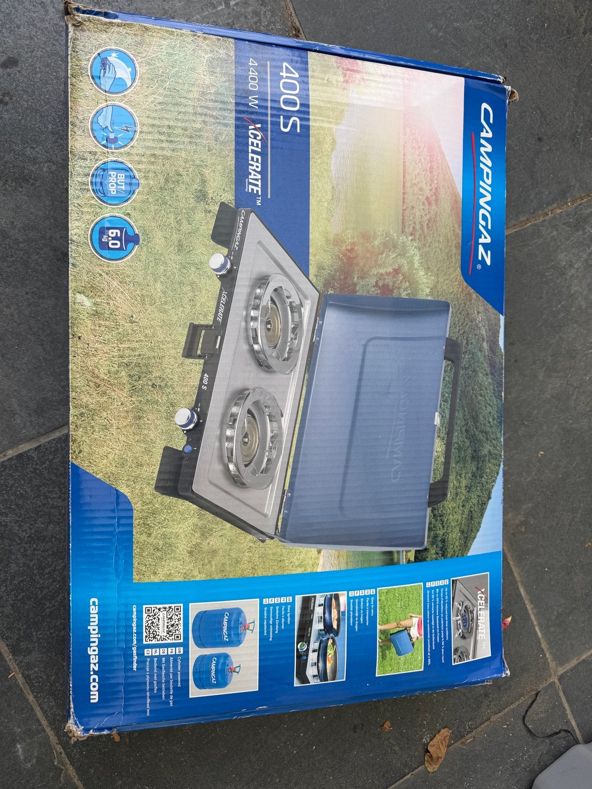 Campingaz 400 S Accelrate 2-pits kooktoestel, Ophalen, Nieuw