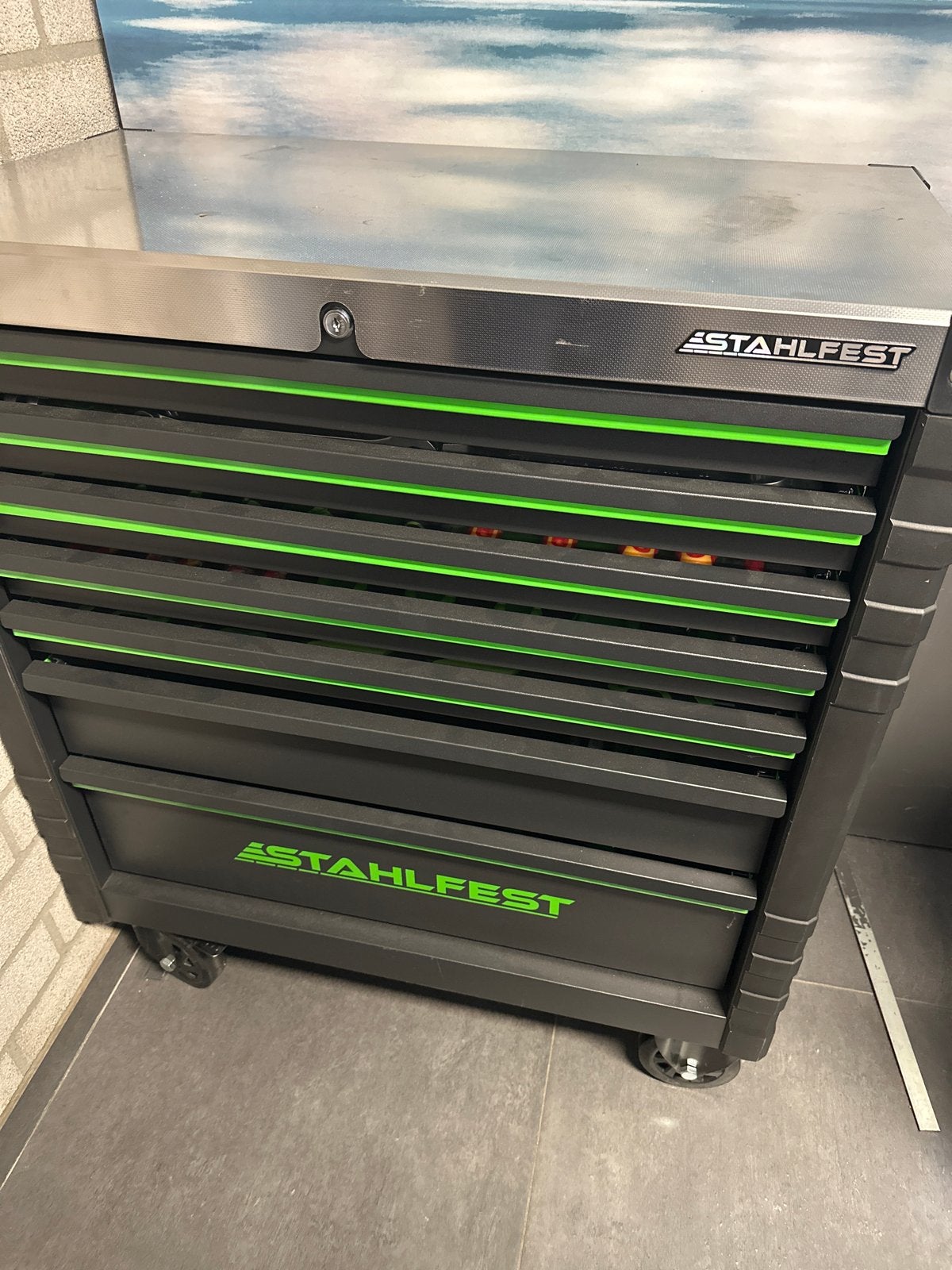 Stahlfest goed gevulde Gereedschapswagen, Ophalen, Nieuw, Gereedschapsset, Overige merken
