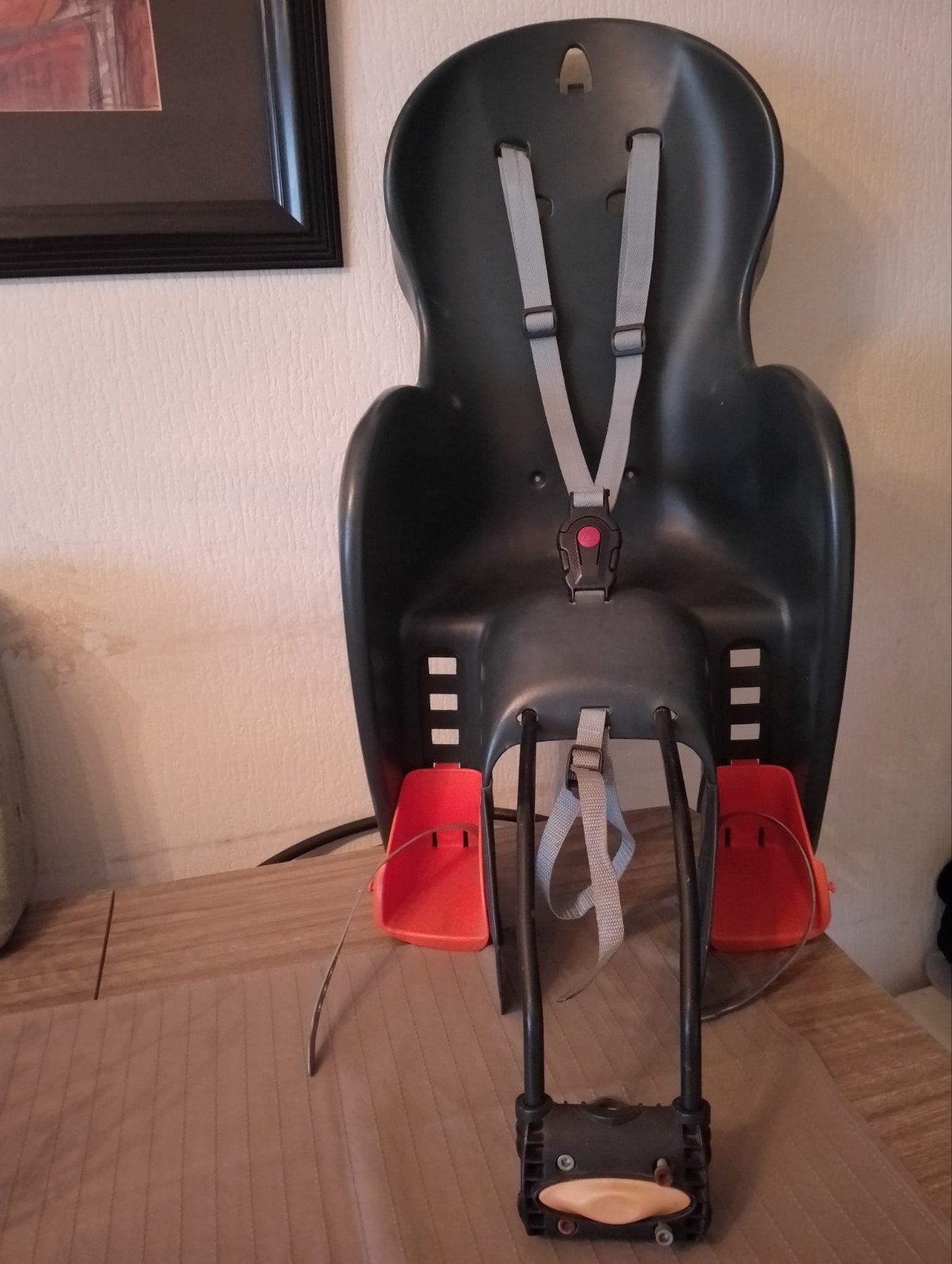 Fietsstoel POLISPORT CYCLE, 22 kg, Fietsen en Brommers, Fietsaccessoires | Fietsstoeltjes, Ophalen of Verzenden, Gebruikt, 15 t/m 25 kg