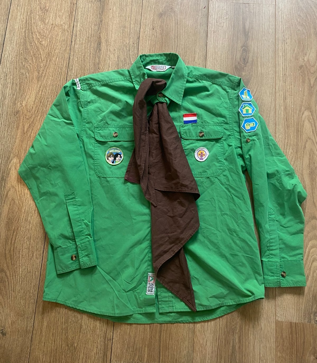 Scouting blouse Welpen mt 158, Verzamelen, Scouting, Ophalen of Verzenden, Zo goed als nieuw, Kleding