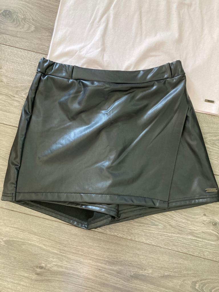 NO WAY MONDAY skort lederlook nieuw mt 164, Ophalen of Verzenden, Nieuw, Meisje, Broek
