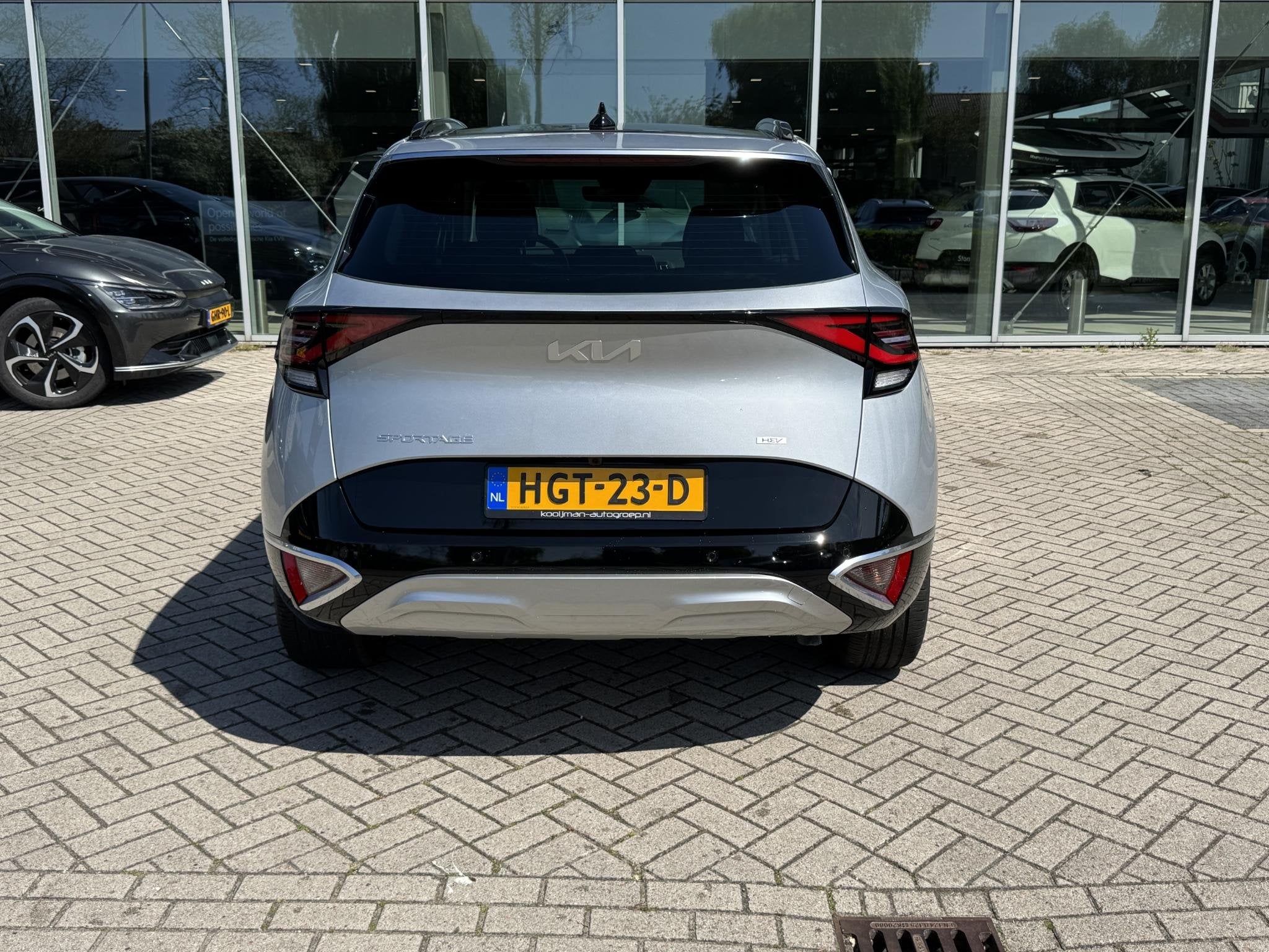 Kia Sportage 1.6 T-GDi Hybrid DynamicPlusLine DEMO VOORDEEL!, Auto's, Euro 6, 4 cilinders, 1360 kg, Leder en Stof