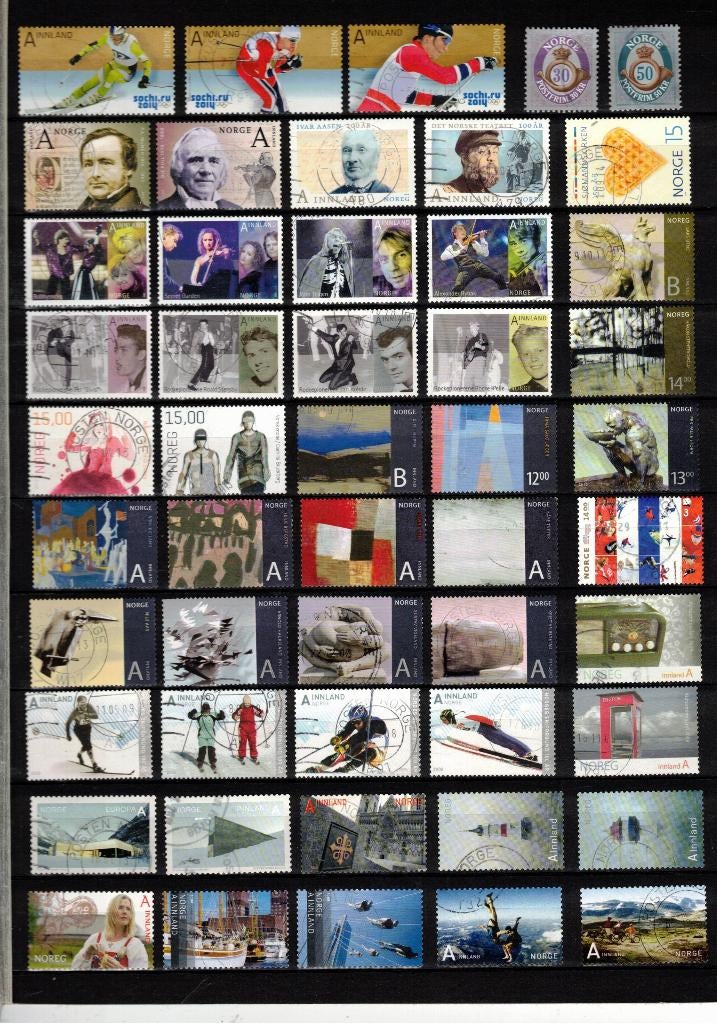 Noorwegen Blz. Modern Gestempeld, Postzegels en Munten, Postzegels | Volle albums en Verzamelingen, Ophalen of Verzenden, Buitenland