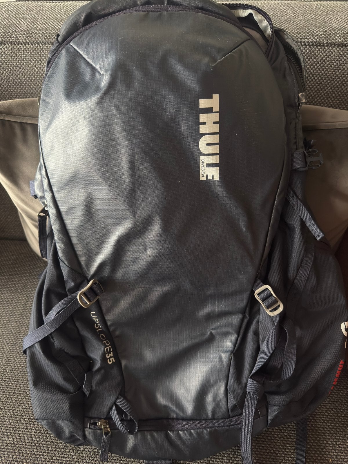 Thule rugzak 35 liter blauw, Sieraden, Tassen en Uiterlijk, Tassen | Rugtassen, Ophalen, Zo goed als nieuw, Overige merken