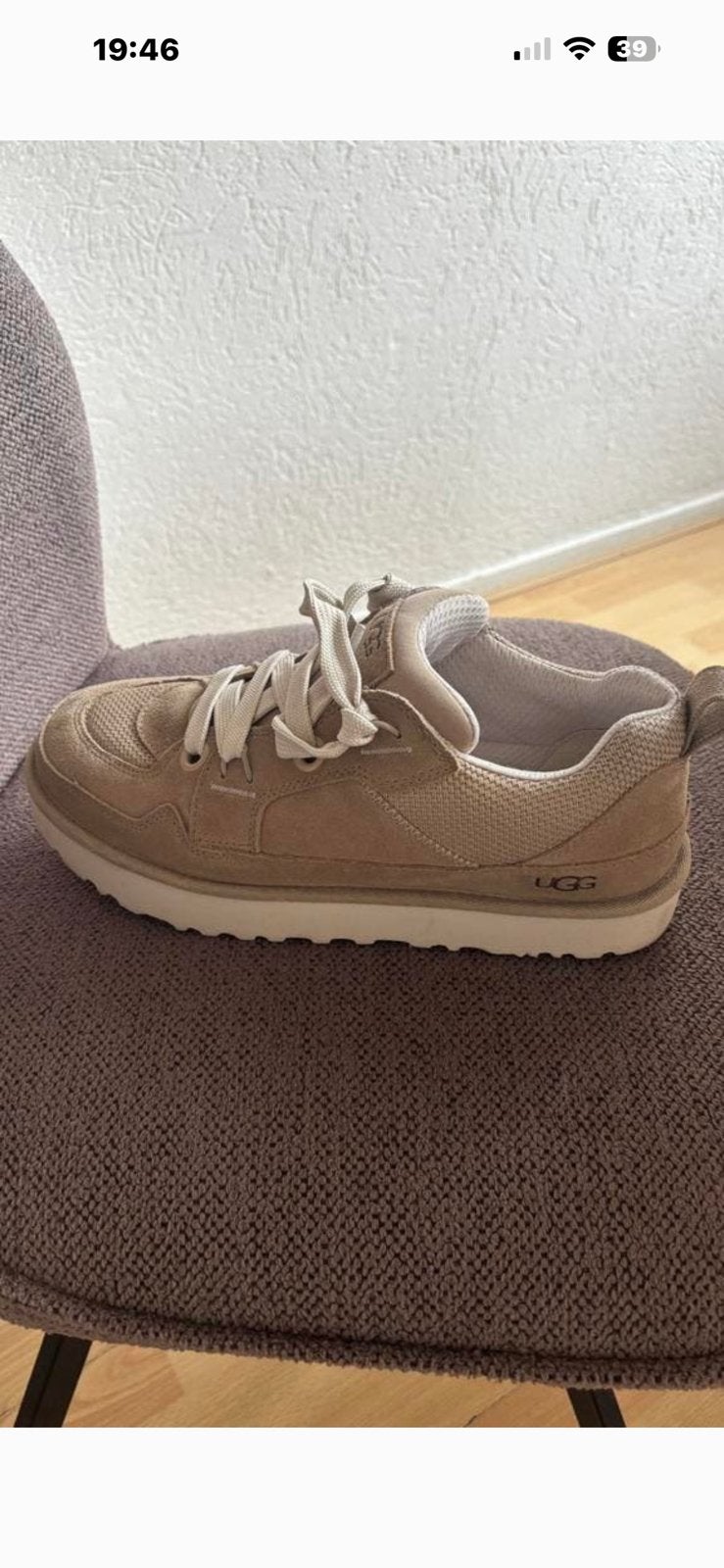 Ugg s lowmel 43, Ophalen, Bruin, Sneakers of Gympen, Zo goed als nieuw