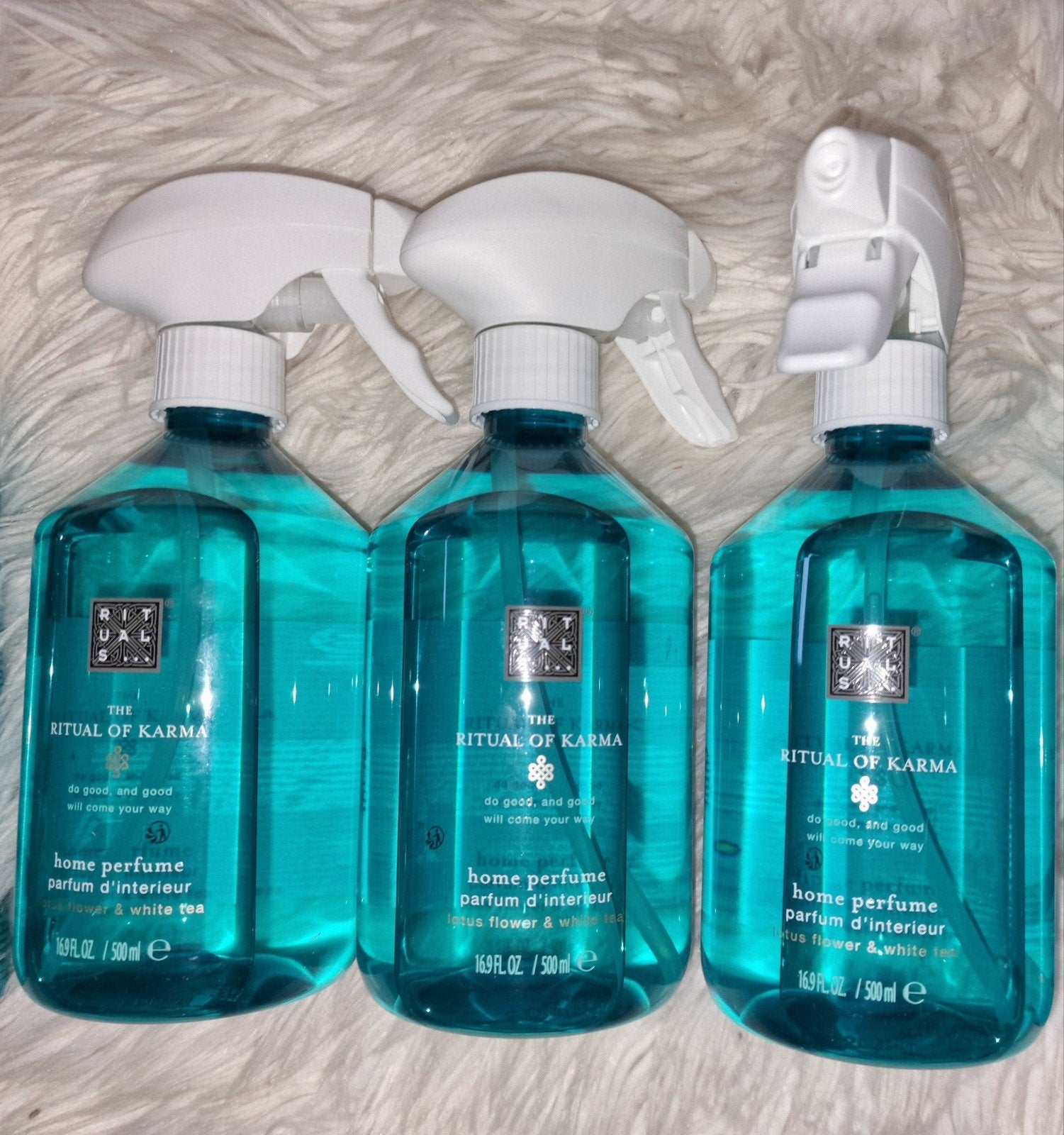 Rituals 3x Karma Home Spray 500 ml per stuk NIEUW!, Ophalen of Verzenden, Nieuw, Rituals