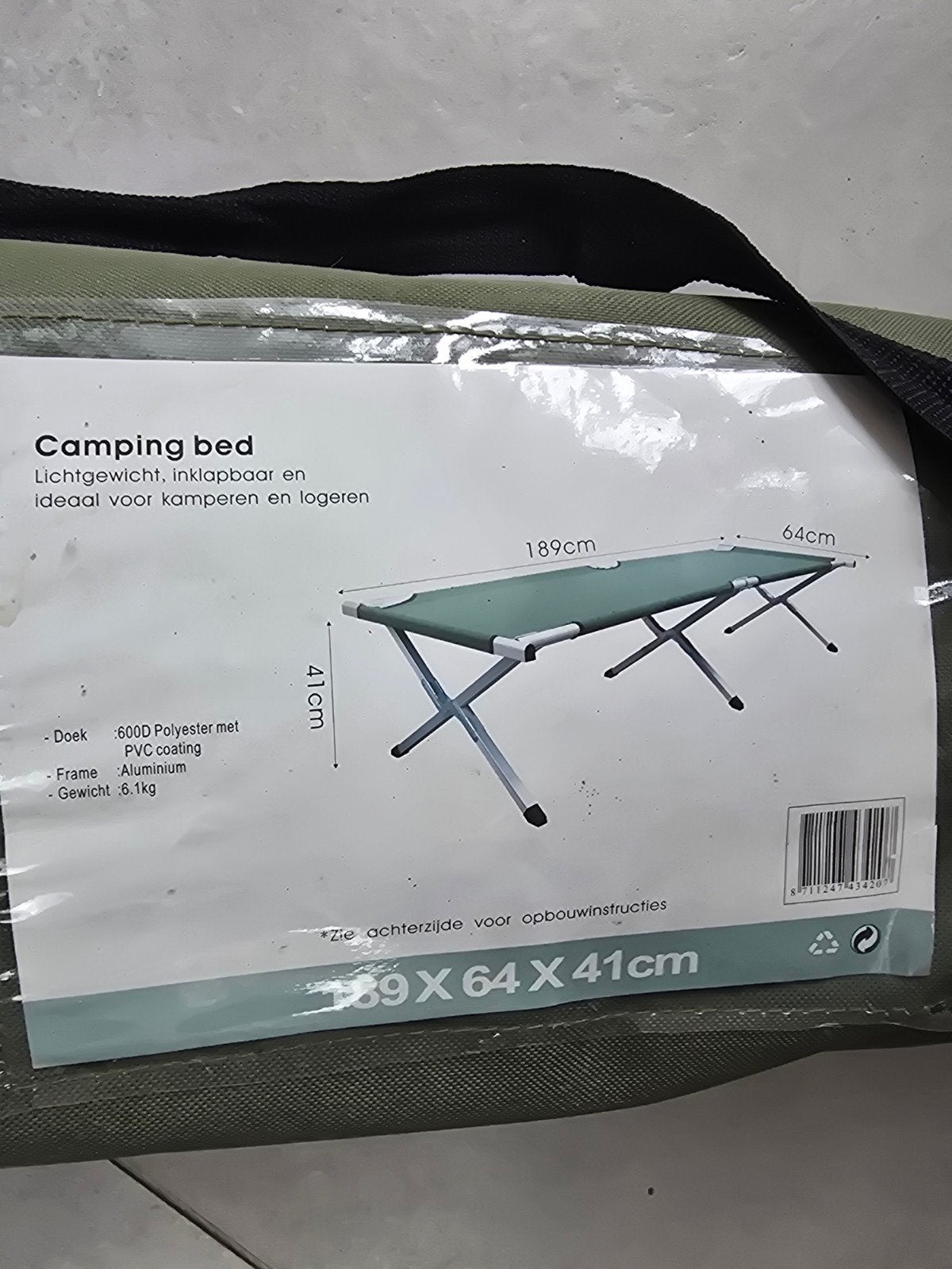 Camping bed, Caravans en Kamperen, Ophalen, Zo goed als nieuw