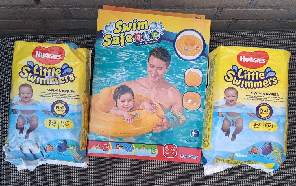 Zwemring baby zwemband en 2 pakken Little Swimmers, Ophalen, Jongetje of Meisje, One size, Nieuw