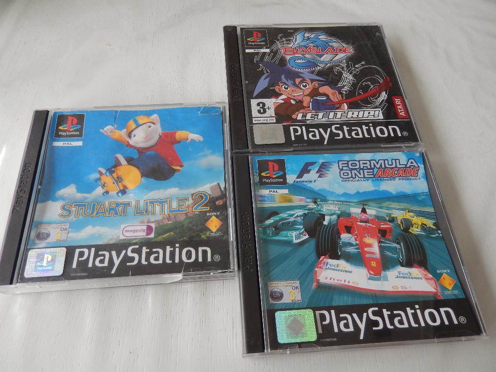 3 Playstation 1 spellen, Spelcomputers en Games, Games | Sony PlayStation 1, 1 speler, Verzenden, Gebruikt, Vanaf 3 jaar