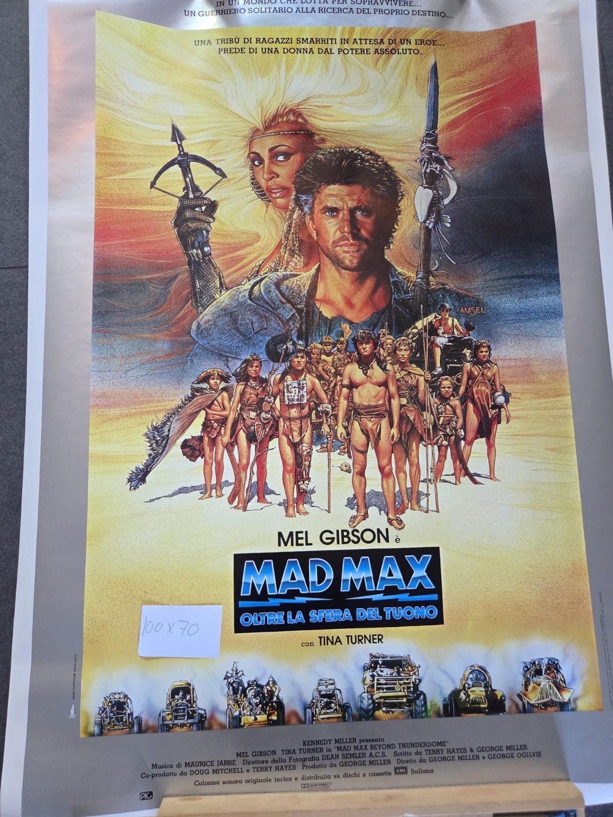 Mad Max Beyond Thunderdome Film Poster - Mel Gibson, Ophalen of Verzenden