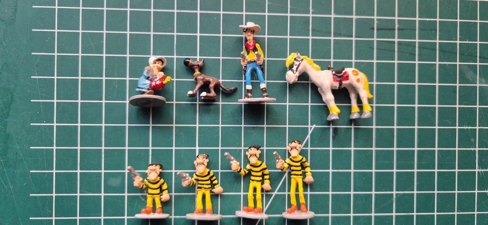 Plastoy Lucky Luke serie 2007 8 figuren, Ophalen of Verzenden, Overige figuren, Zo goed als nieuw, Beeldje of Figuurtje