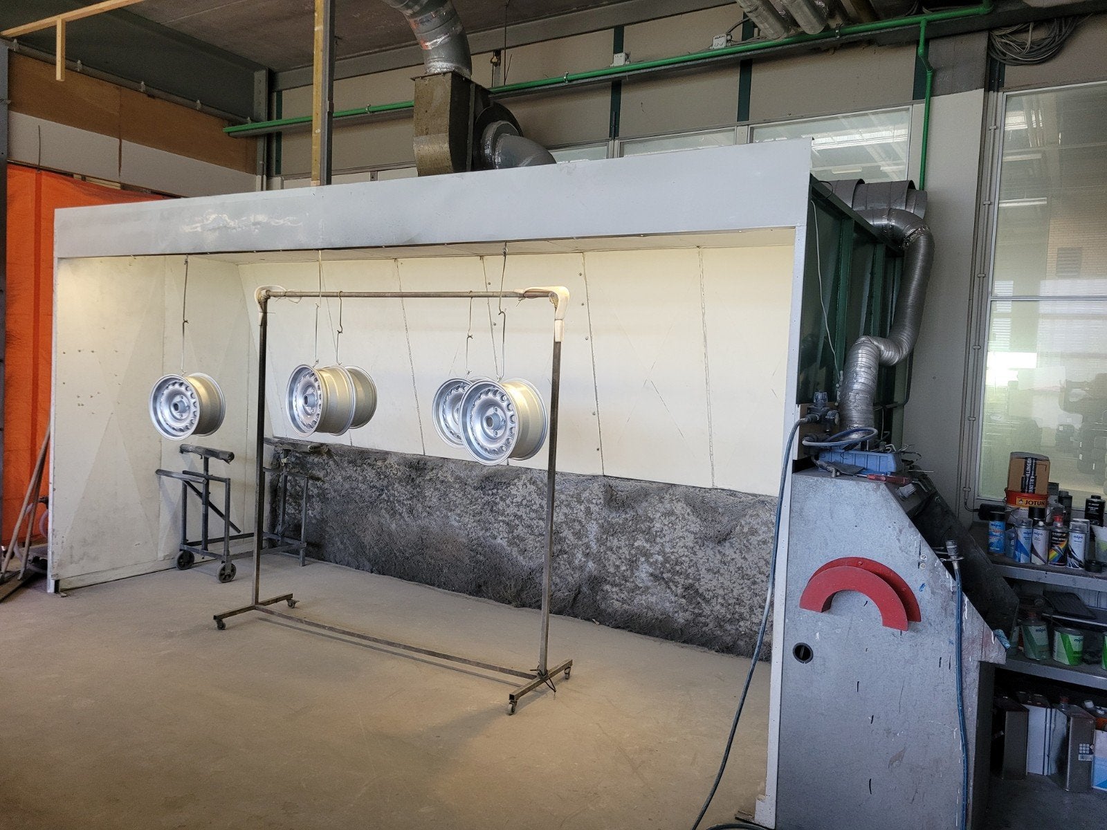 Spuitwand, Doe-het-zelf en Verbouw, Ophalen, Gebruikt, Afzuiger
