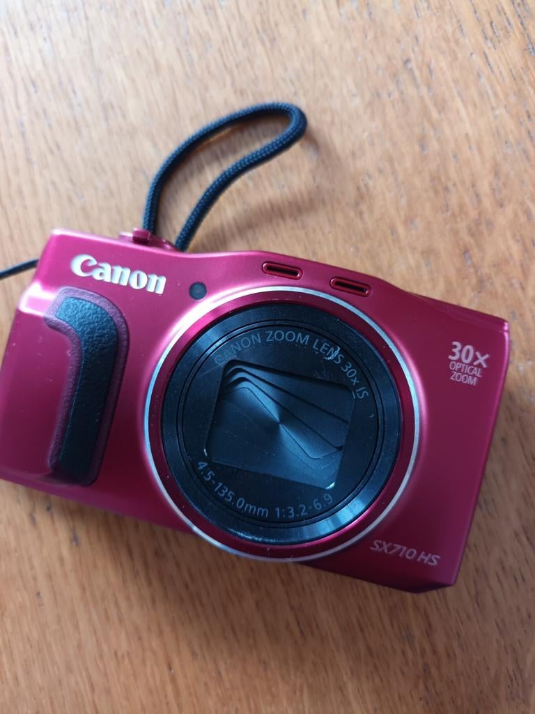 Canon PowerShot SX710 HS Compactcamera Rood, Canon, Compact, Ophalen of Verzenden, Zo goed als nieuw