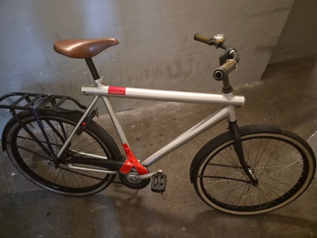 Van Moof no 3 - opknapper - klein frame, Terugtraprem, Gebruikt, 50 tot 53 cm, Ophalen