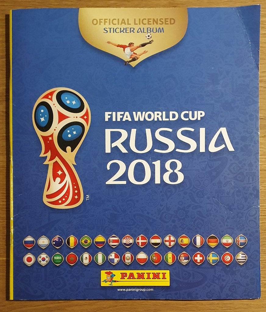 FIFA World Cup Russia 2018 album - Panini - Sticker, Ophalen of Verzenden, Gebruikt, Sport