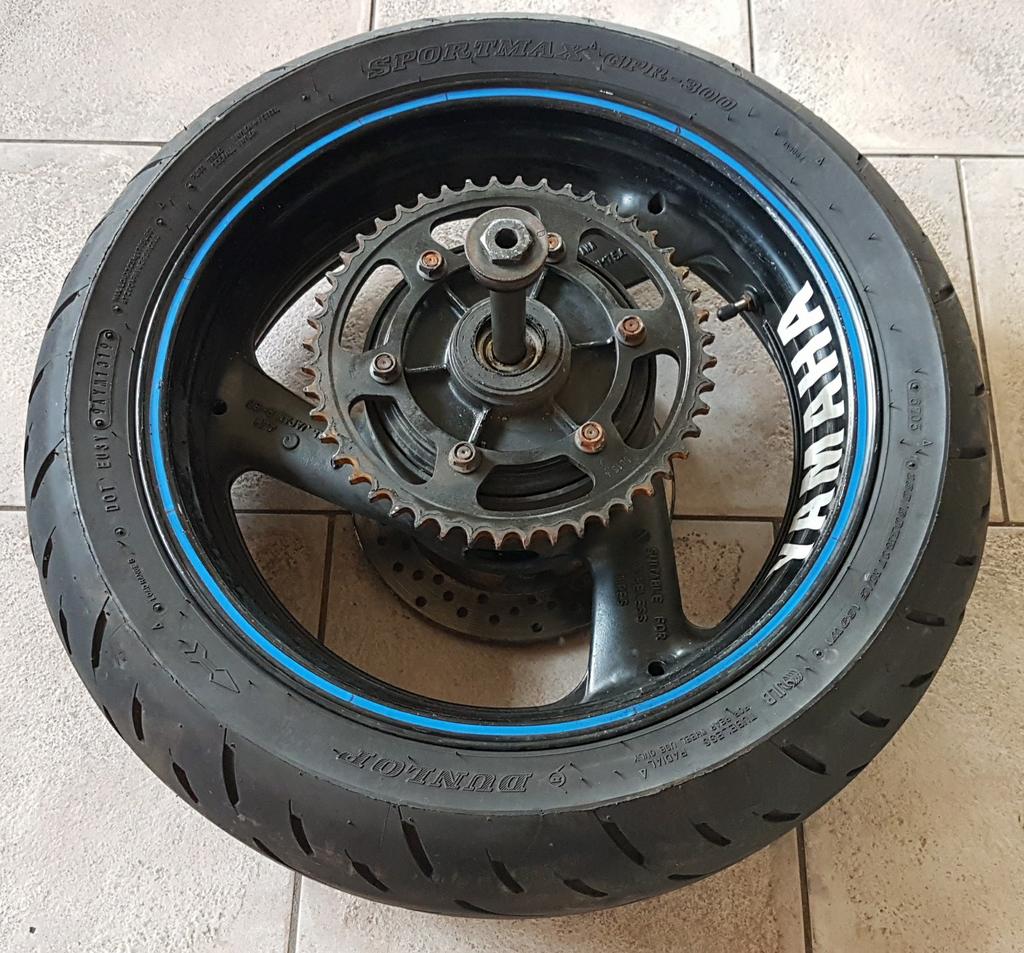 Yamaha fazer fz6 fz600s fz 600s 1999/2001 achterwiel velg, Ophalen of Verzenden