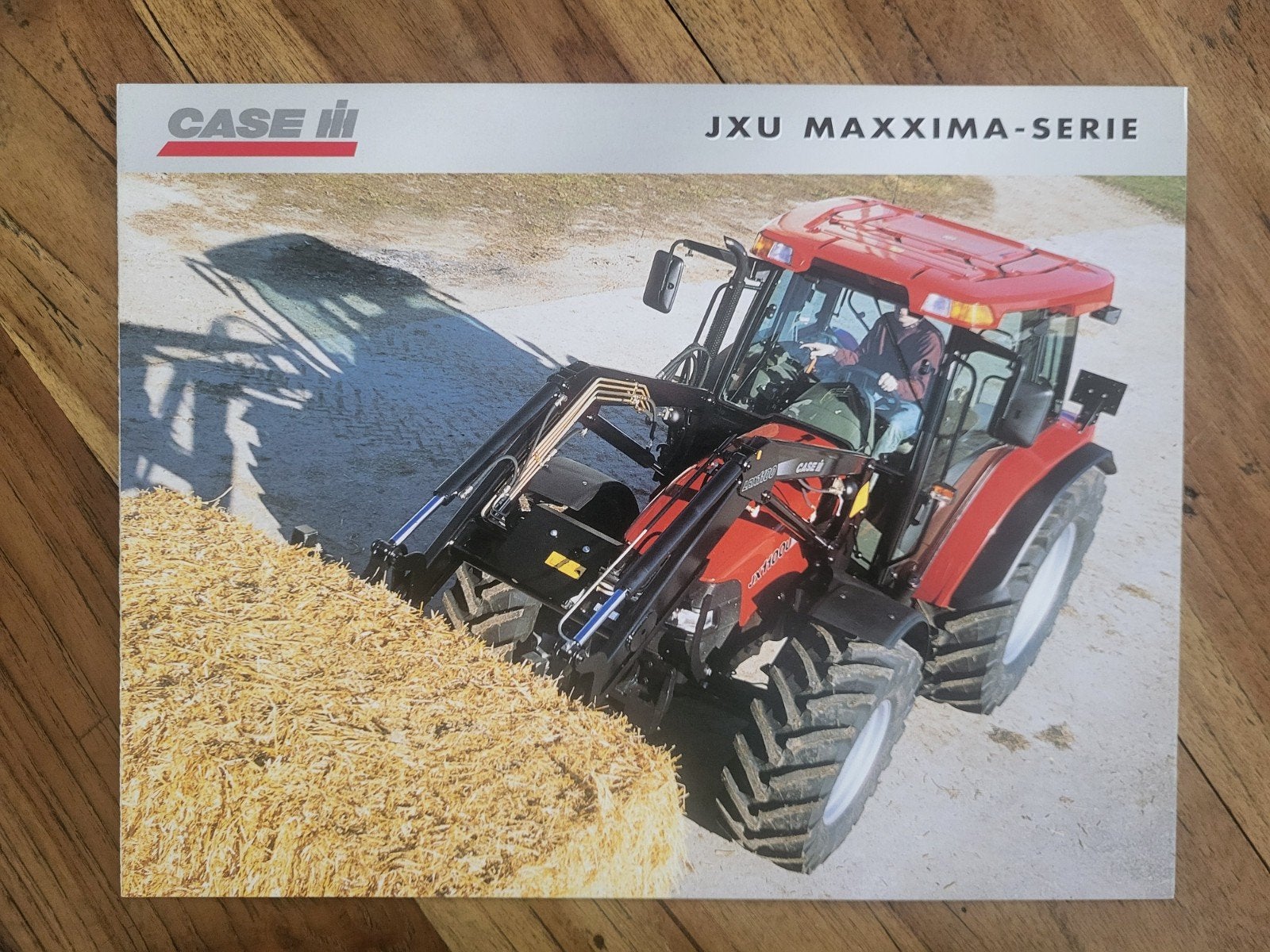 tractor folder Case IH JXU MAXXIMA SERIE, Boeken, Catalogussen en Folders, Ophalen of Verzenden, Zo goed als nieuw
