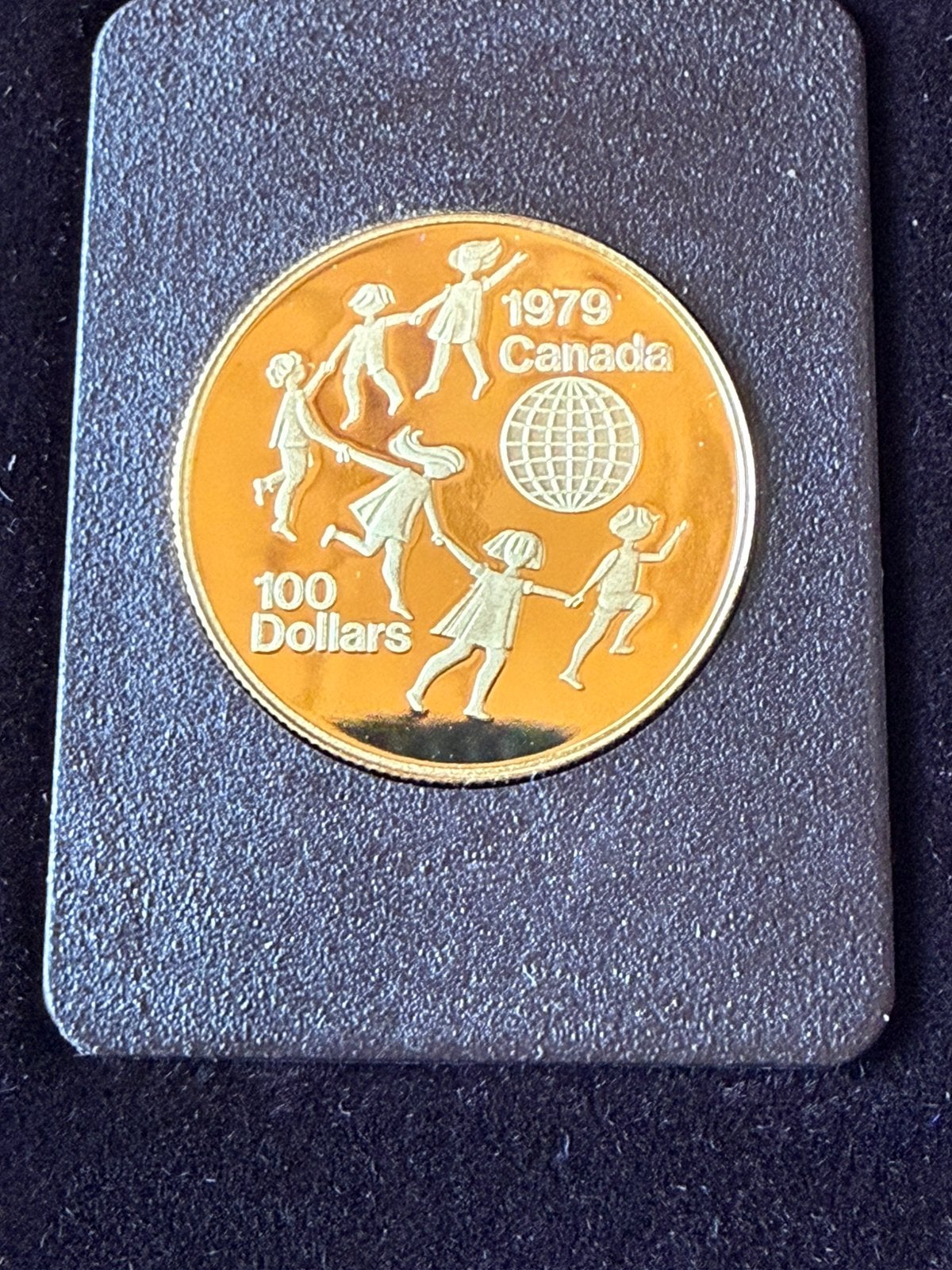 100 Dollar 1979, Postzegels en Munten, Edelmetalen en Baren, Ophalen of Verzenden, Goud