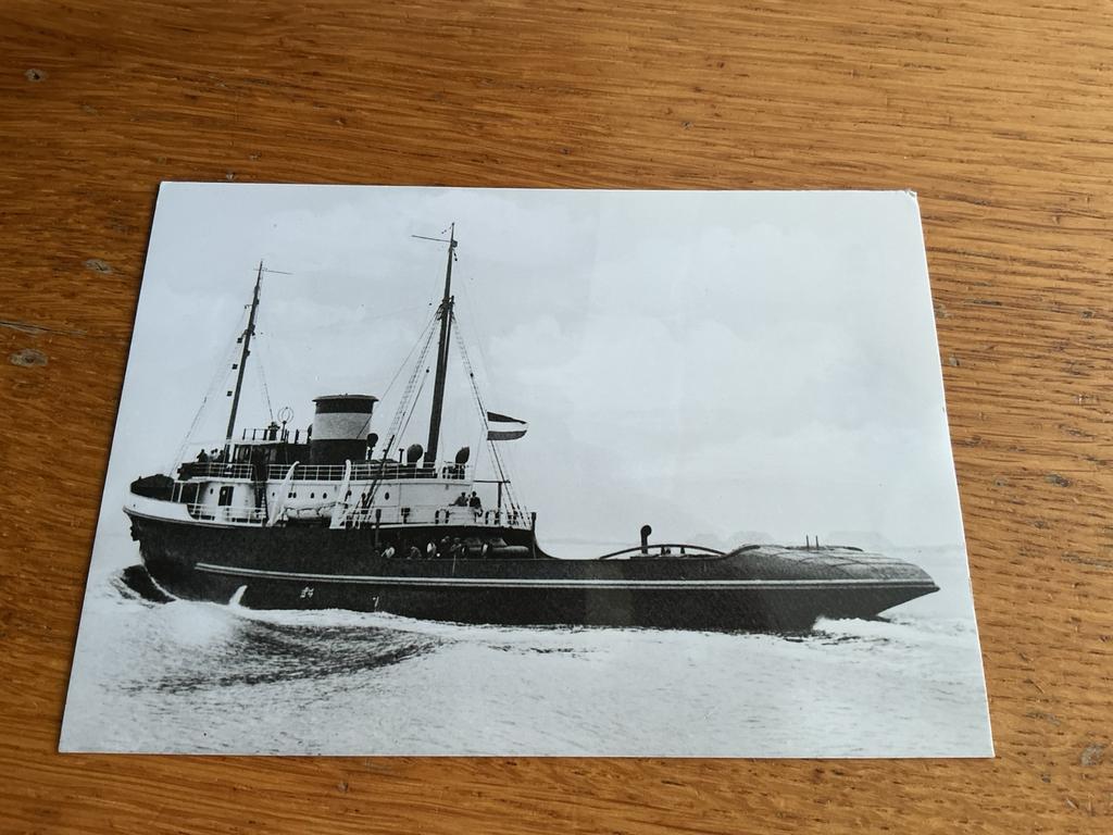S649 sleepboot Zwarte Zee REPRODUCTIE BESCHADIGT, Ophalen of Verzenden, Zo goed als nieuw, Kaart, Foto of Prent