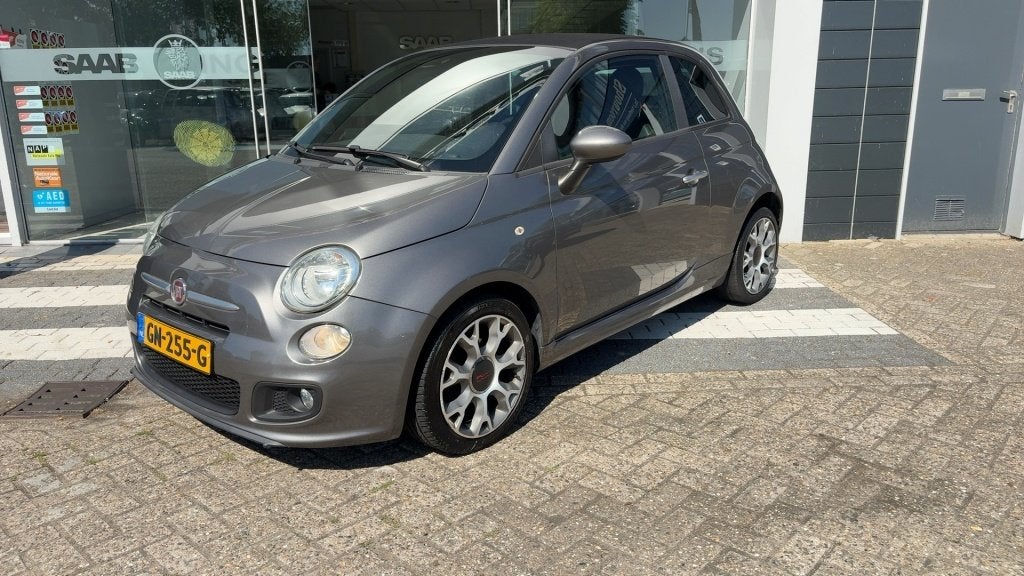 Fiat 500C 0.9 500S Navi | Cruise control | 4nw banden en Apk, Auto's, Cabriolet, Leder en Stof, Origineel Nederlands, Bedrijf