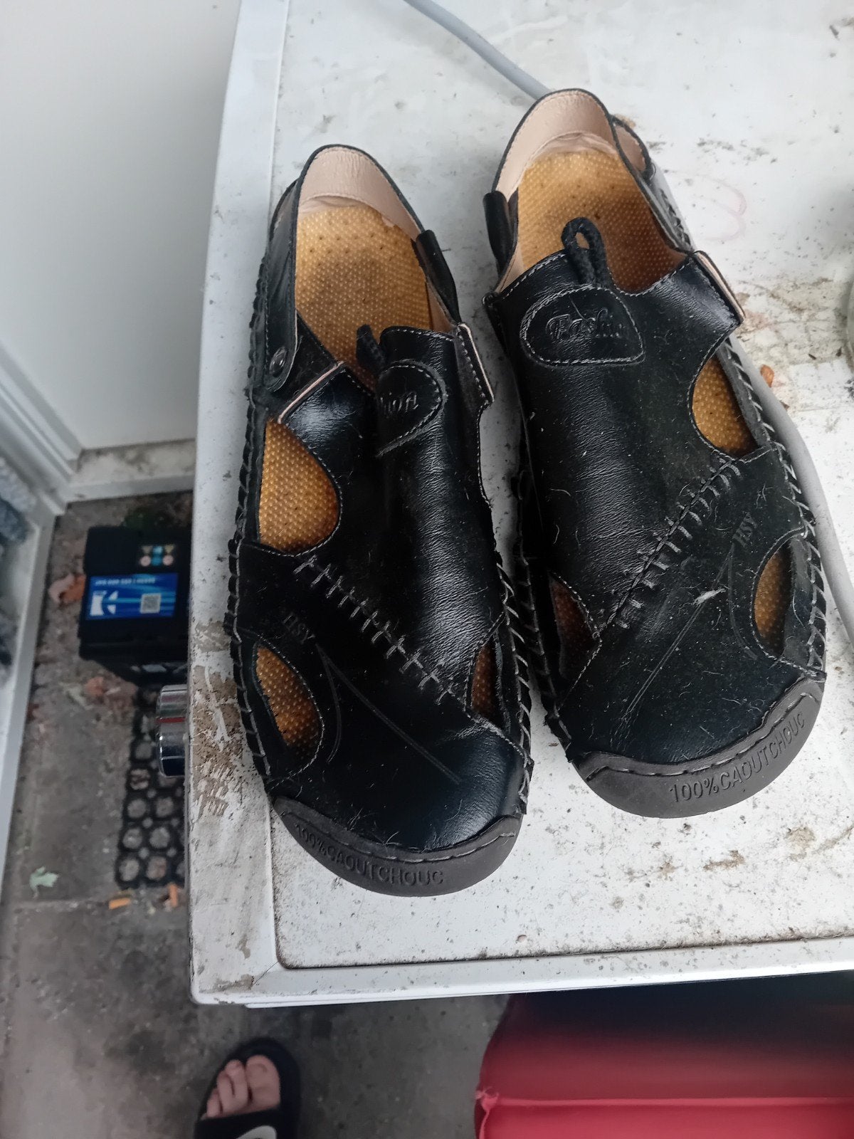 Zwarte heren sandalen - Comfortabel en stijlvol, Kleding | Heren, Schoenen, Sandalen, Onbekend, Zwart, Ophalen of Verzenden