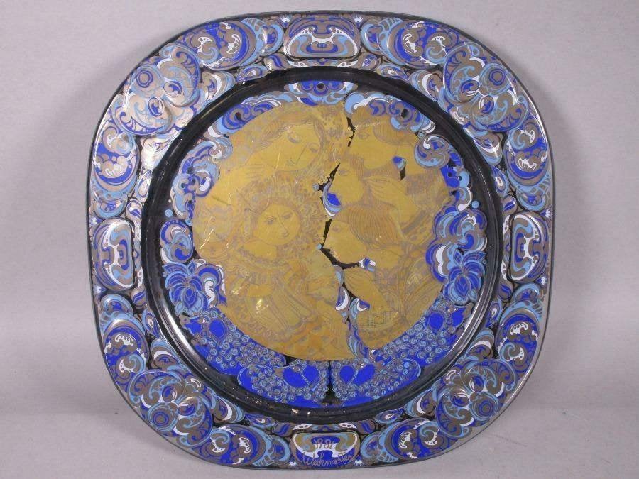 Rosenthal Bjorn Wiinblad Kerstbord jaarbord 1981, Ophalen of Verzenden