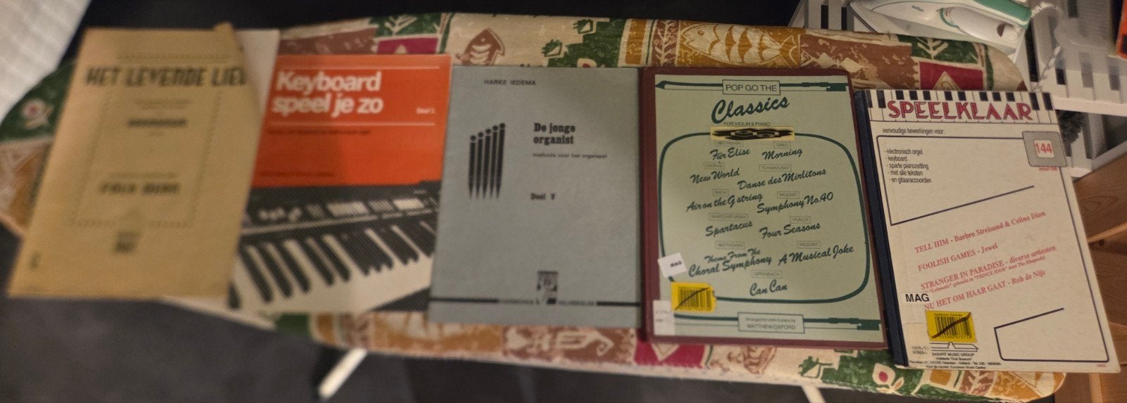 orgel- en keybordboeken, Ophalen, Gelezen