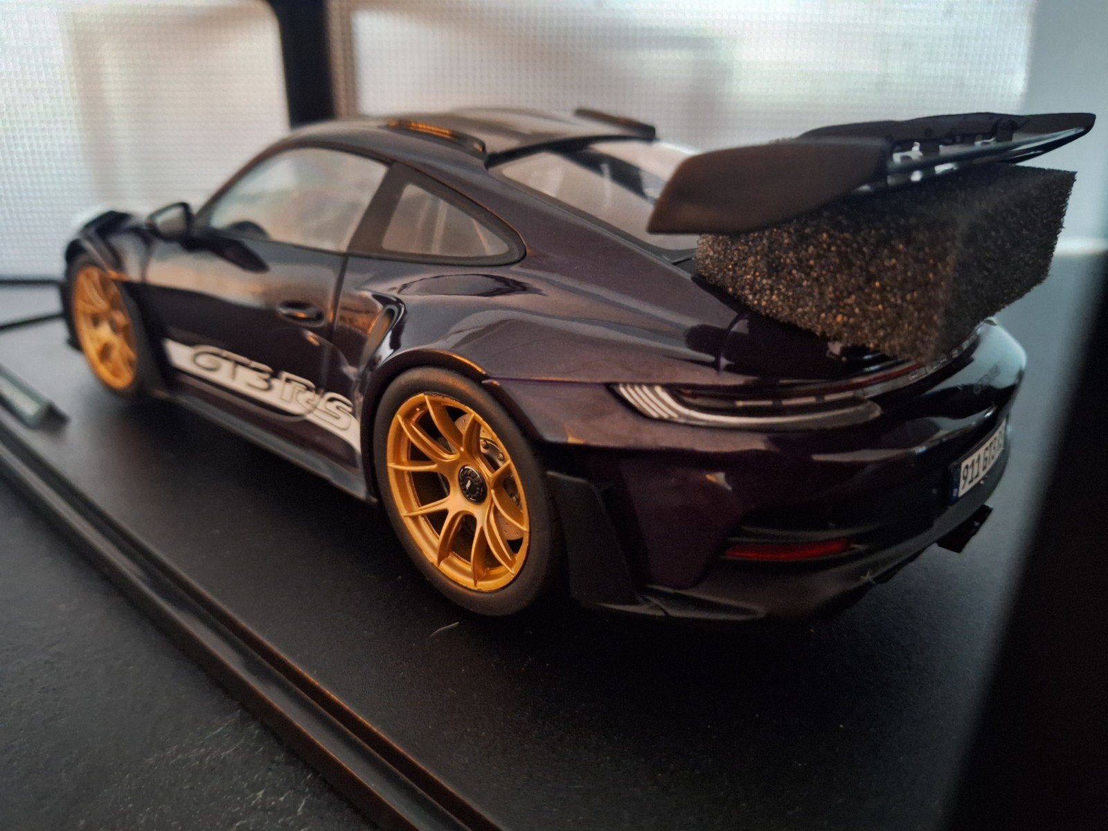 Porsche 911 (992) GT3 Weissach 24 Paars Schaal 1:18, Solido, Auto, Solido, Nieuw