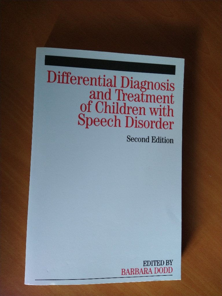 Diagnosis and Treatment of Children with Speech Disorder, Zo goed als nieuw, Barbara Dodd, Gamma, HBO
